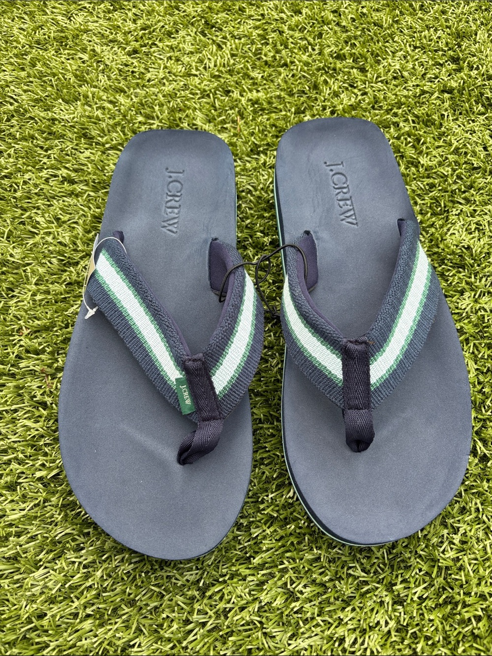 NWT J Crew flip flops for men